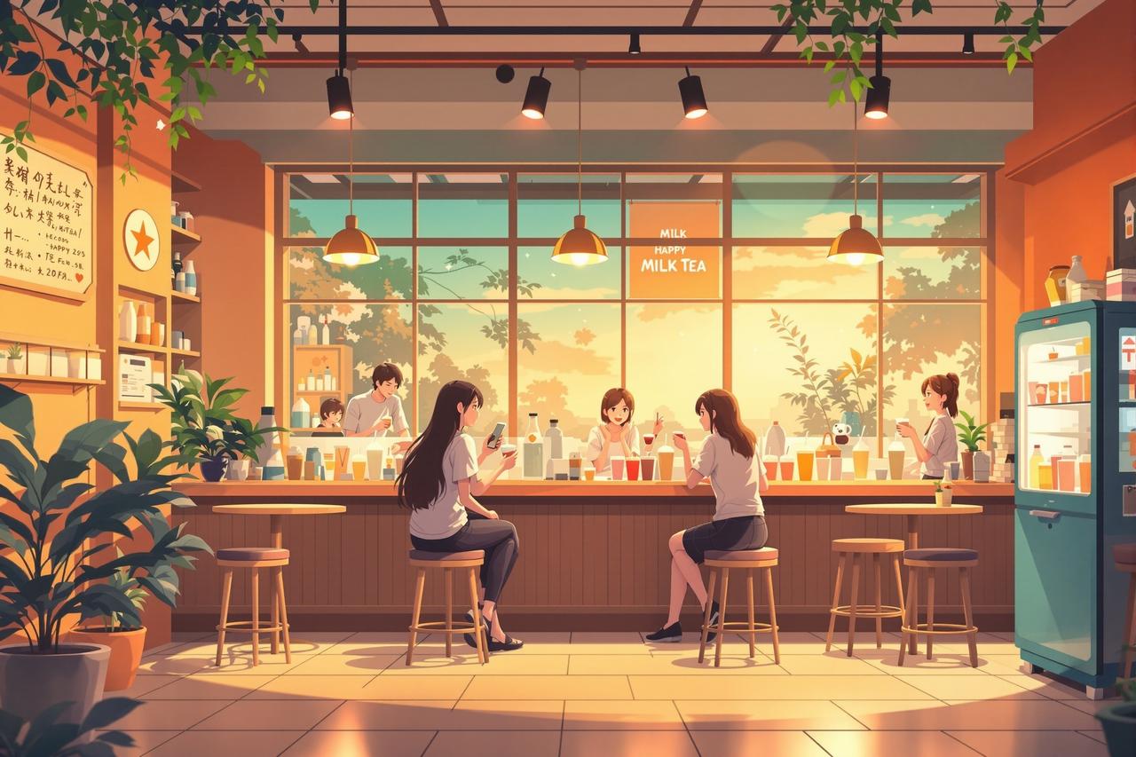 免费短剧电脑版 - 奶茶店的奇幻物语